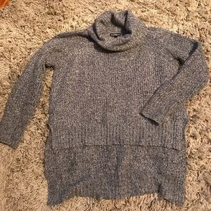 Express high-low turtleneck sweater
